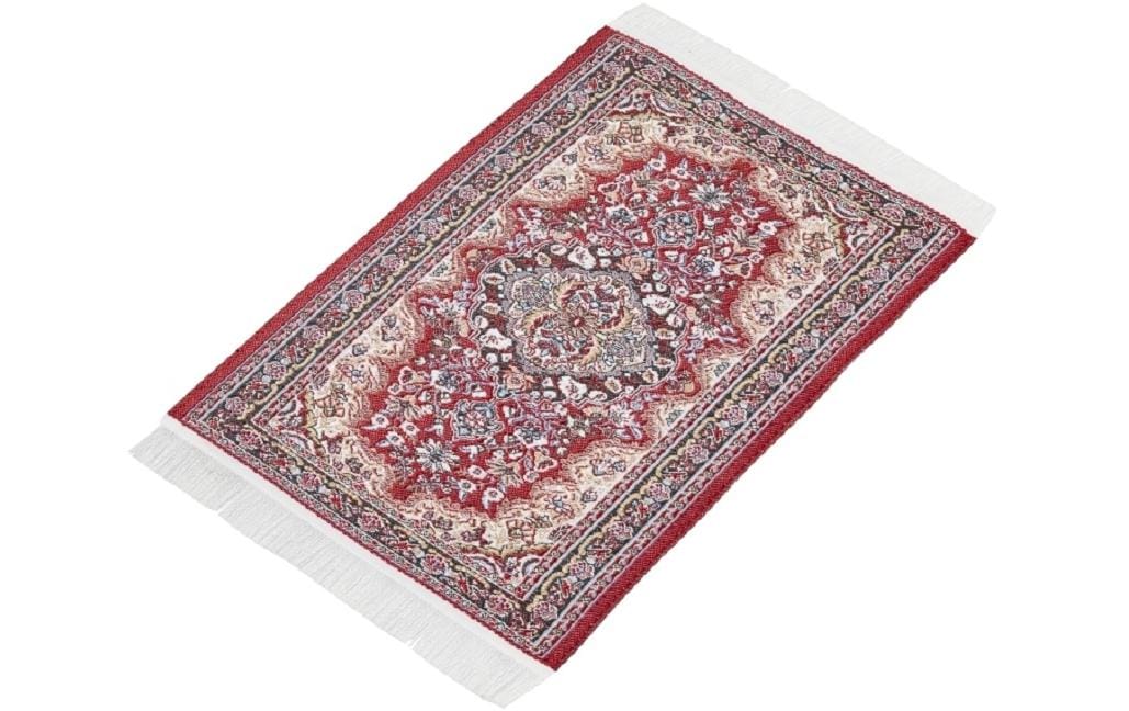 Hobbyfun Mini-Möbel Teppich rot