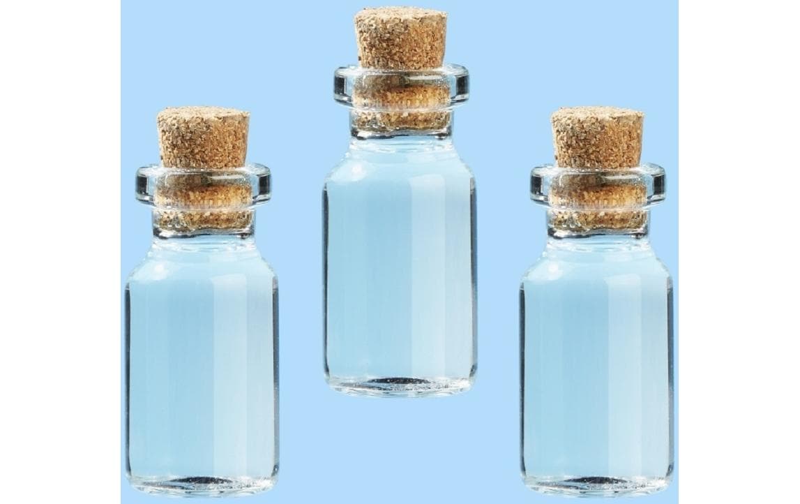 Hobbyfun Mini-Utensilien Glasröhrchen Kork
