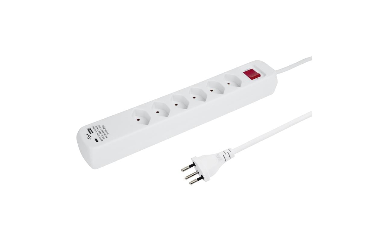 Steffen Steckdosenleiste POWER EASY 6xT13