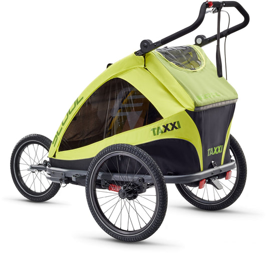 TAXXI | Elite Two | Lime | Rimorchio per biciclette