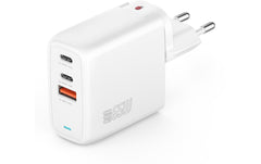 4smarts | Charger Flex 65W White | 2x USB-C + 1x USB-A