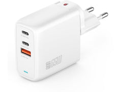 4smarts | Charger Flex 65W White | 2x USB-C + 1x USB-A