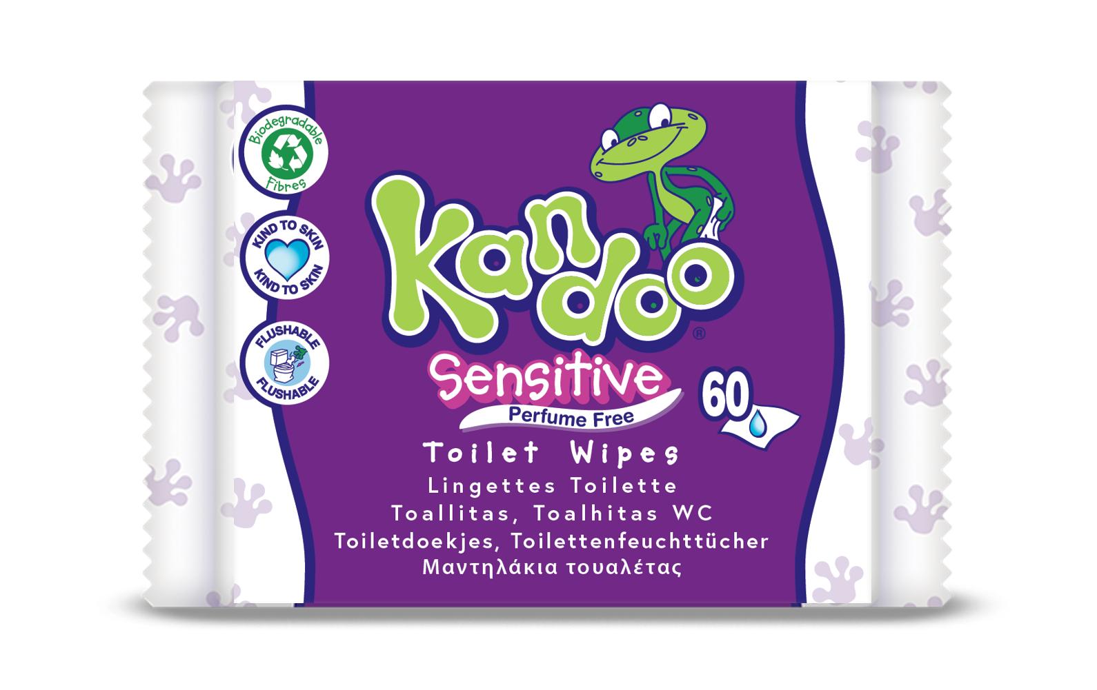 Kandoo, Feuchttücher Sensitive 60 Stk.