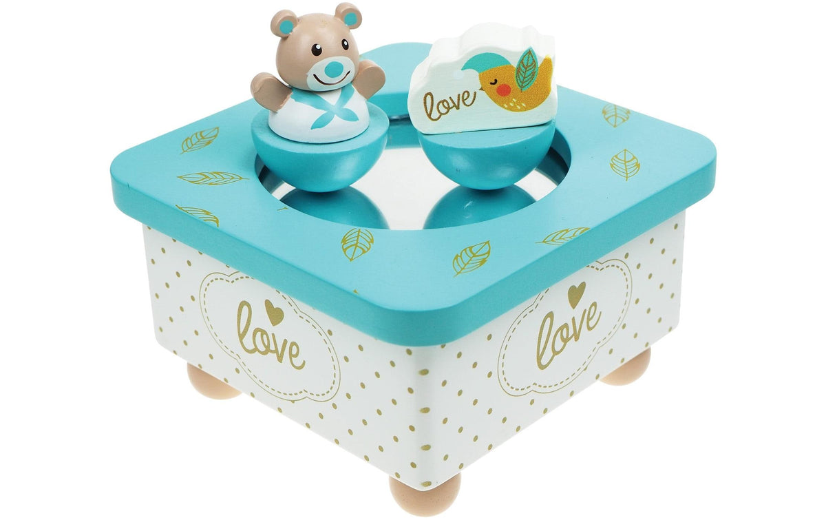 Spielba Holzspielwaren, Musikspieldose Gold