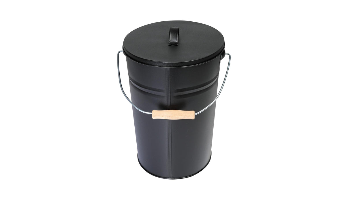 Ascheeimer schwarz
