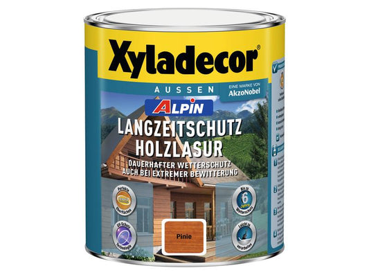 Xyladecor | Alpin Langzeitschutz Holzlasur | 1 L Pinie
