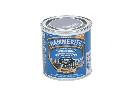 Hammerite | Metall-Schutzlack HG schwarz | Hochglanz