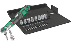 Wera | Safe-Torque A2 Set 1, 1/4 Sechskant | Safe-Torque in textiler Box mit Nüssen