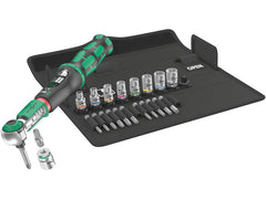 Wera | Safe-Torque A2 Set 1, 1/4 Sechskant | Safe-Torque in textiler Box mit Nüssen
