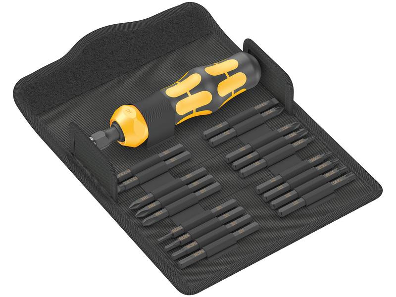 Wera | Kraftform Kompakt 900 Set 1 | Falttasche mit 70 mm langen Bits