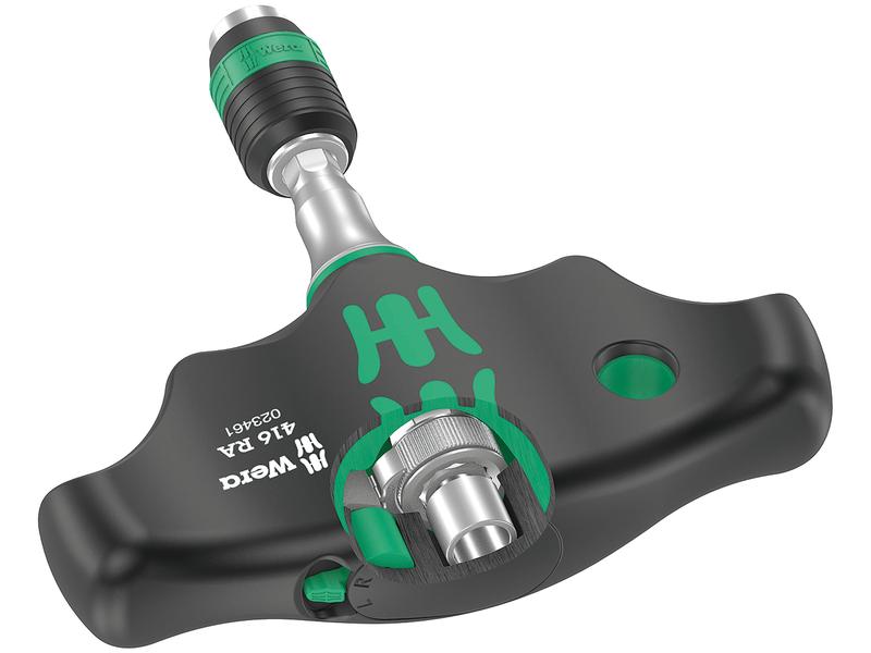 Wera | 416 RA Quergriff-Bits-Handhalter mit | Quergriff-Bits-Handhalter mit Ratsche