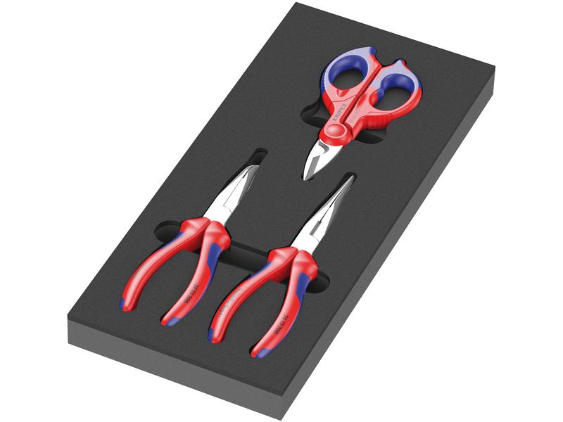 Wera | 9781 Schaumstoffeinlage KNIPEX Zangen | Zangen-Satz, 3-teilig