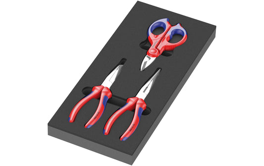 Wera | 9781 Schaumstoffeinlage KNIPEX Zangen | Zangen-Satz, 3-teilig