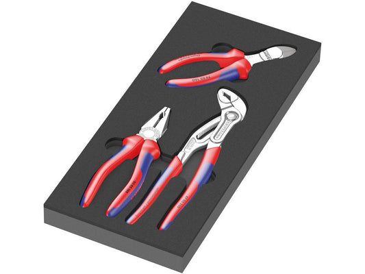Wera | 9780 Schaumstoffeinlage KNIPEX Zangen | Zangen-Satz, 3 teilig