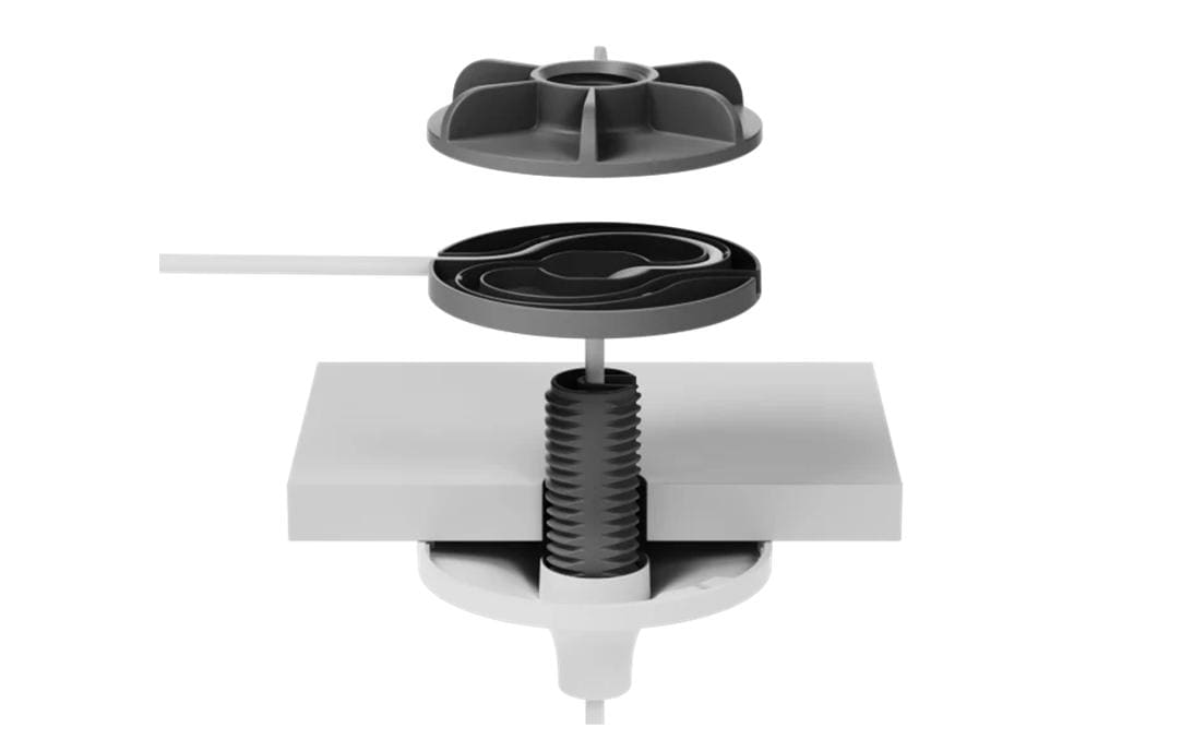 Logitech Mic Pod Hängehalterung Hellgrau