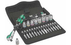 Wera | 8100 SA 9 Zyklop Speed-Knarrensatz | 1/4-Antrieb, zöllig