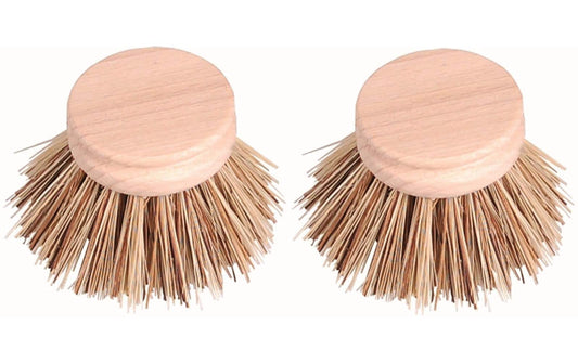 Edi Baur | Ersatzköpfe Tip Duo-Set | Buchenholz FSC, Besatz Union, 6x6x4cm