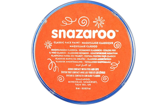 Snazaroo, Schminkfarbe Blister 18 ml, Orang