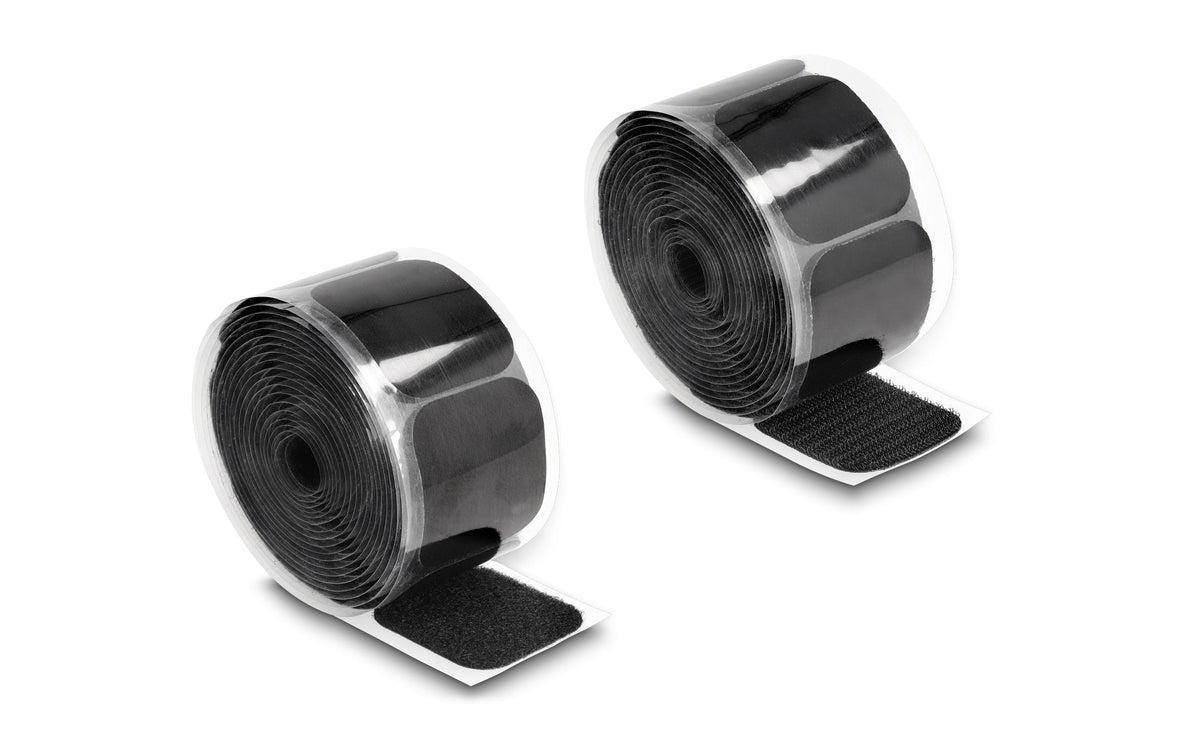 Delock, Klettpad auf Rolle selbstklebend Sc