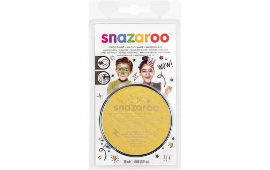 Snazaroo, Schminkfarbe Blister 18 ml, Gold