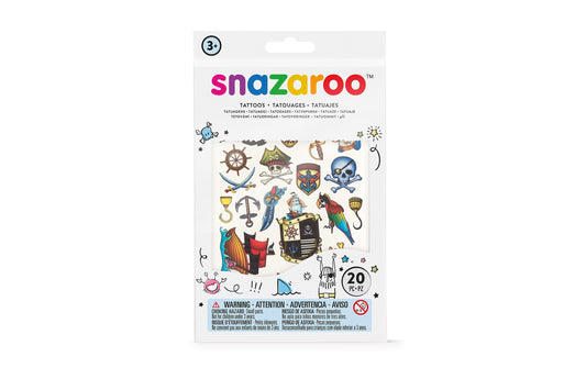 Snazaroo, Zubehör Tattoos Piraten, 20 Stück