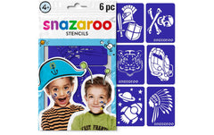 Snazaroo, Zubehör Schablonen Jungen, 6 Stüc