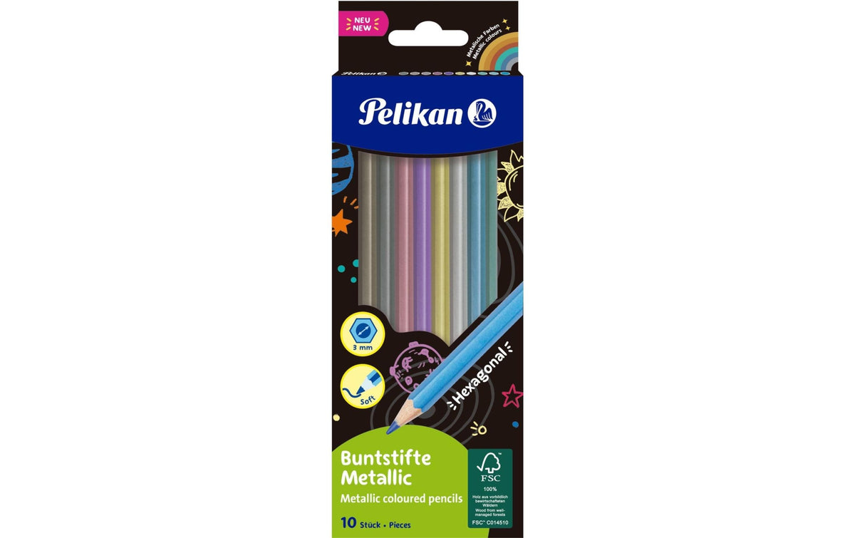 Pelikan Buntstifte metallic