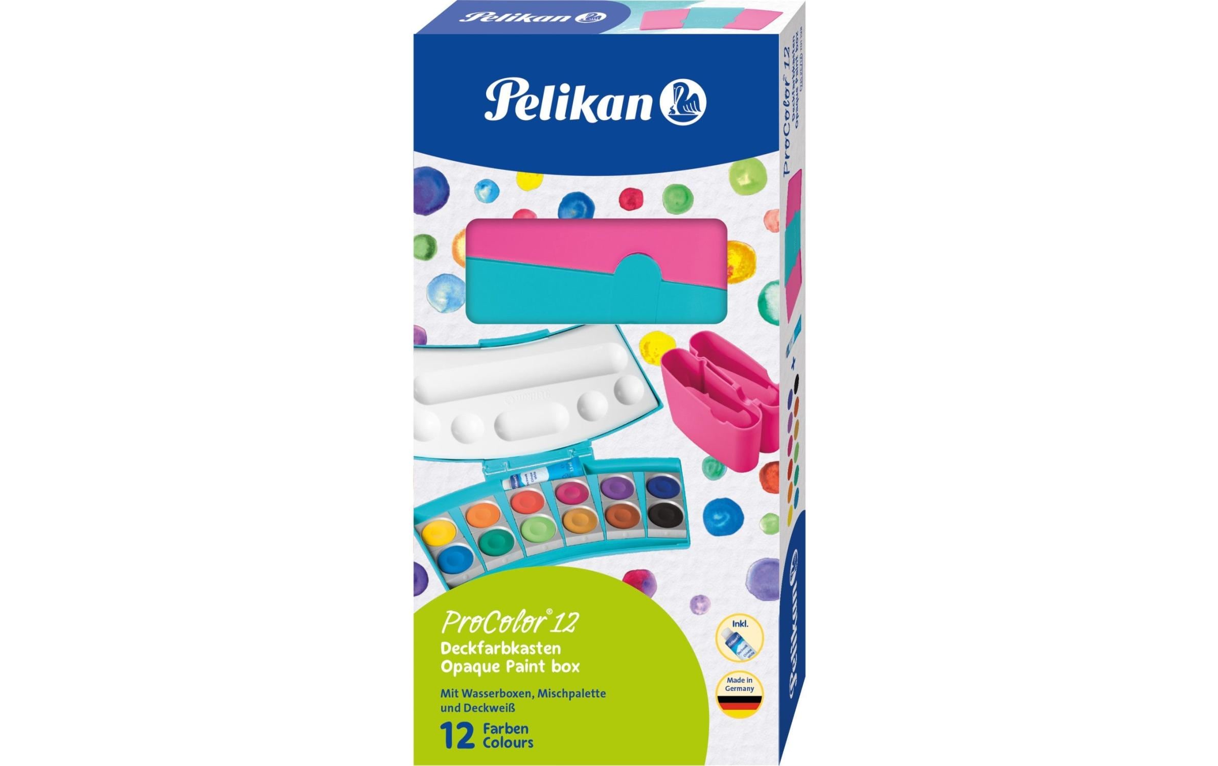 Pelikan Deckfarbkasten Türkis + Pink