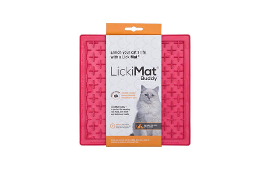 LickiMat | Cat Buddy Pink | 20 x 20cm