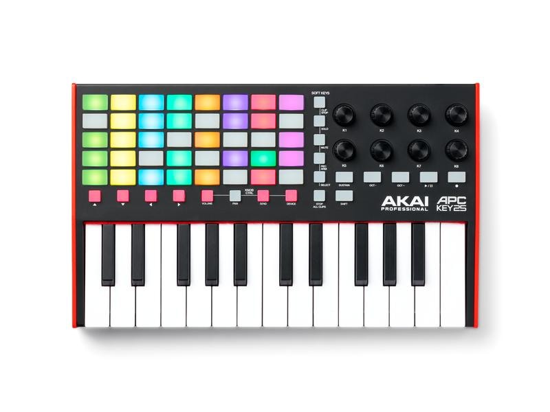 Akai | APC Key 25 MK2, Controllerkeyboard | 25 Tasten, 5x8 Clip-Matrix