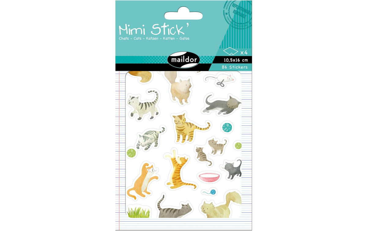 Clairefontaine Sticker Mimi Katzen