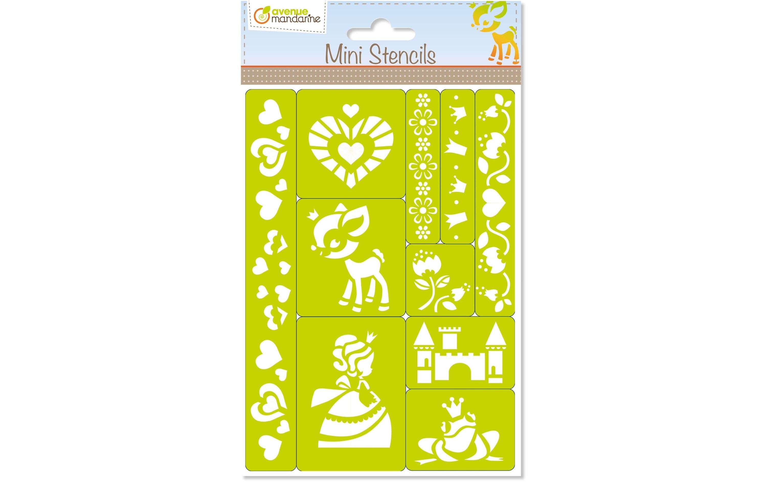 Avenue Mandarine Mini Schablonen Set Märche
