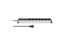 Steckdosenleiste ALUMODULAR 7xT13, silber