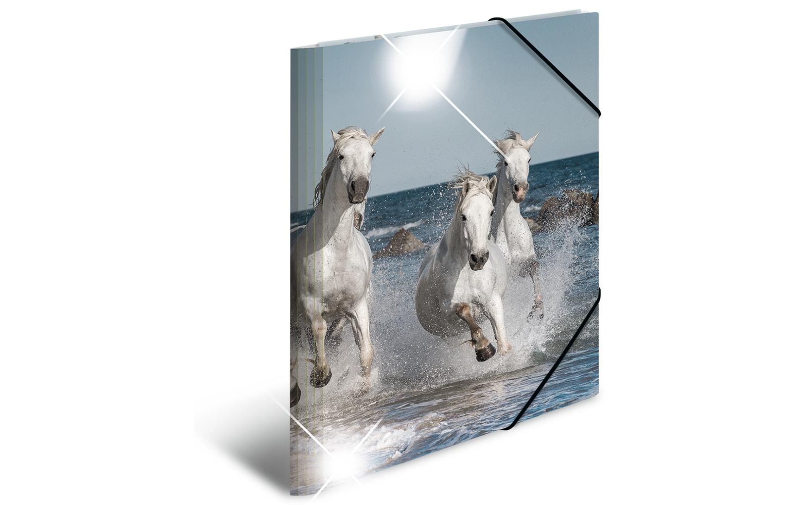 Herma Sammelmappe A3 Glossy Tiere Pferde