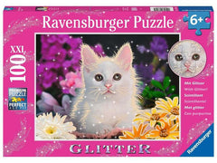 Ravensburger | Puzzle Glitzerkatze | 100 Teile XXL