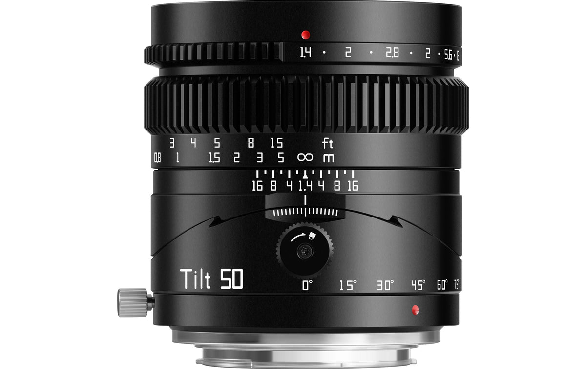 TTArtisan, Festbrennweite Tilt 50mm F/1.4 –