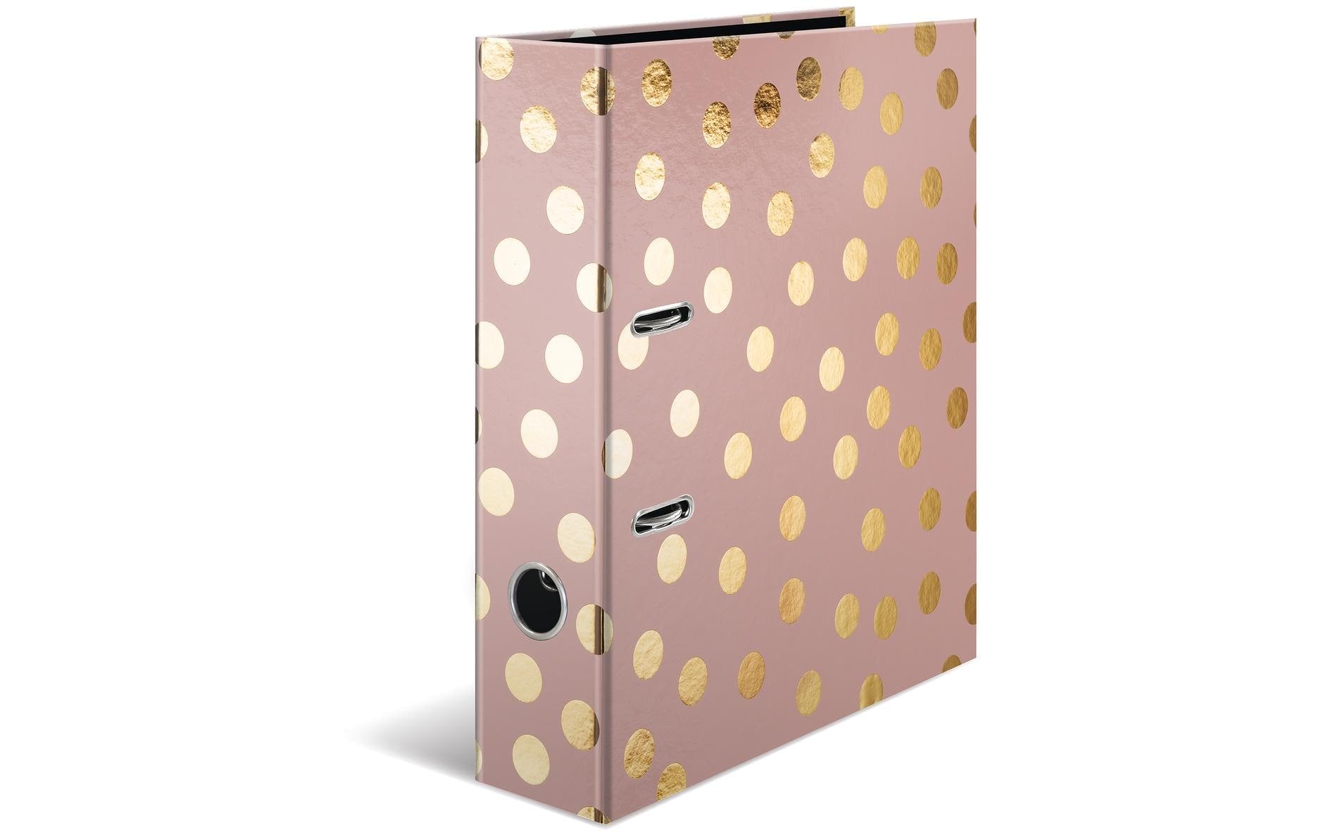 HERMA, Ordner Dots A4 7 cm, Altrosa