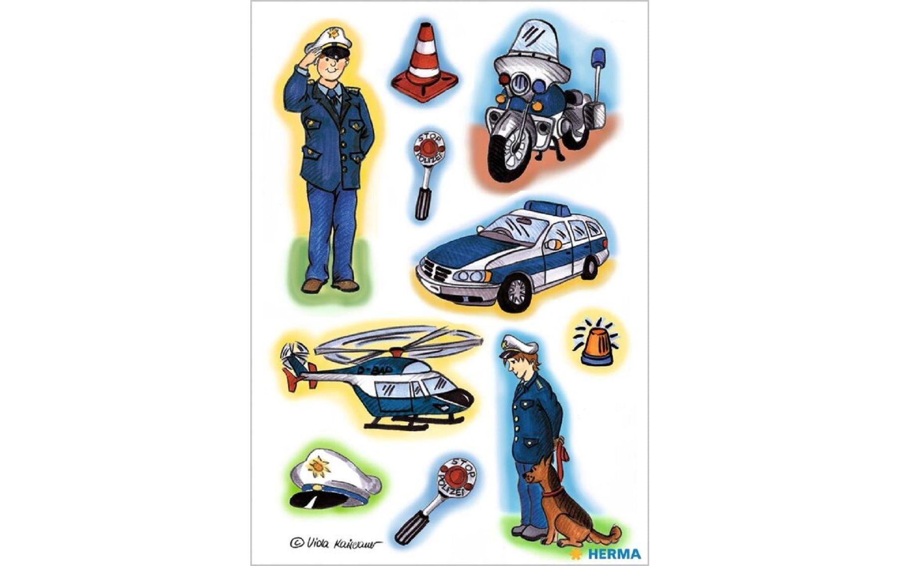 Herma Sticker Polizei
