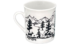 Heidi Cheese Line | Kaffeetasse Cut | 120 ml, 1 Stück, Weiss