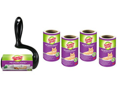 Scotch-Brite | 3M Scotch-Brite Kleiderroller Large Surface | für Tierhaare, 1 Roller, 4 Ersatzrollen