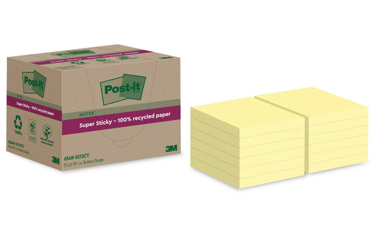 3M Post-it Recycling Notes gelb