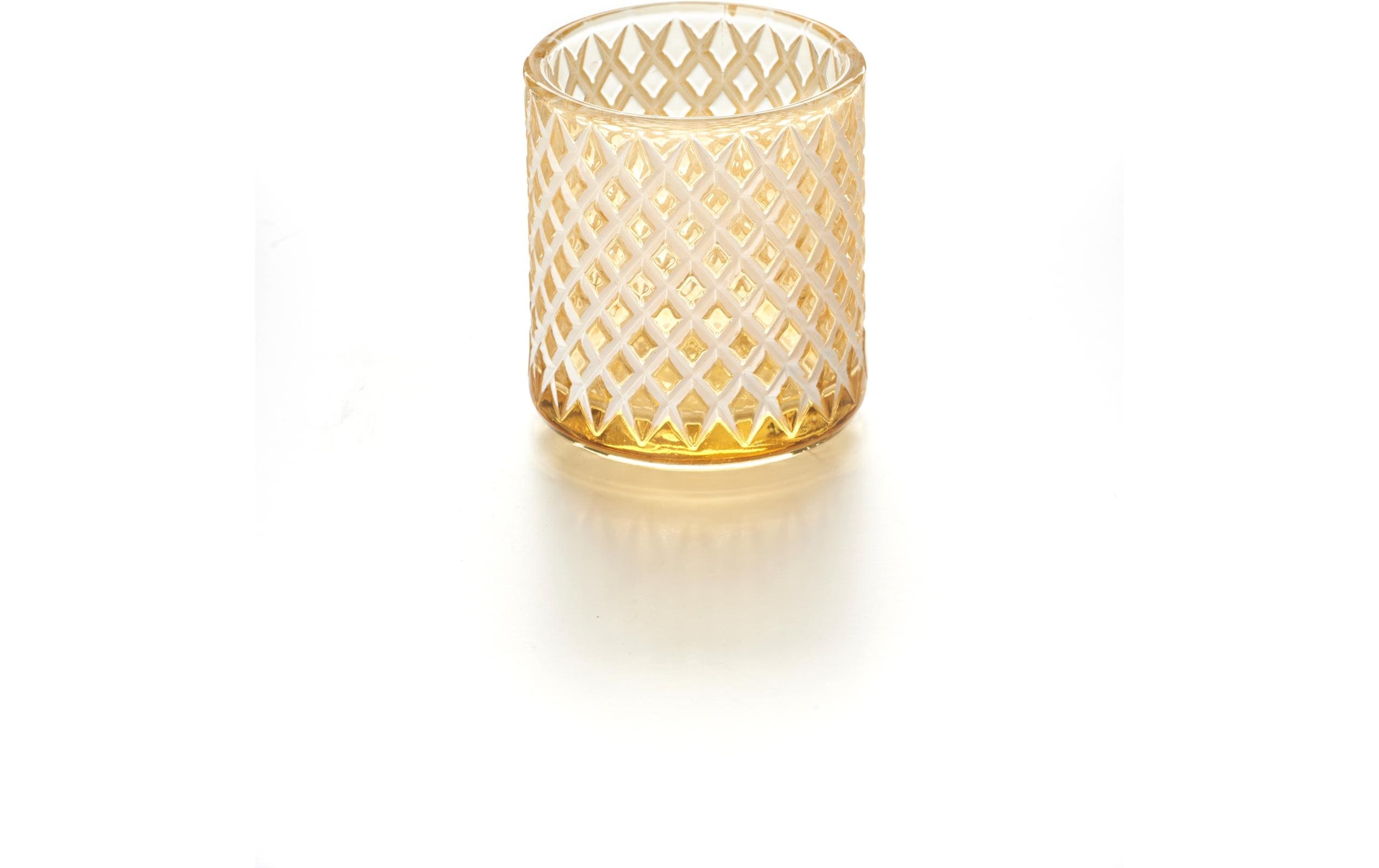 balthasar Windlicht Crystal, Orange