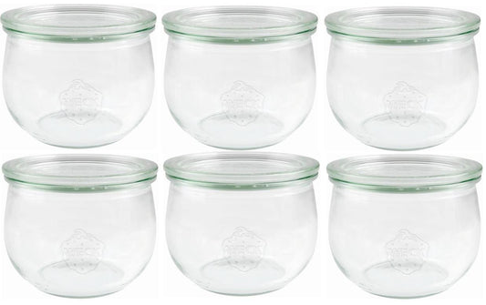 Weck, Einmachglas 500 ml, 6 Stück