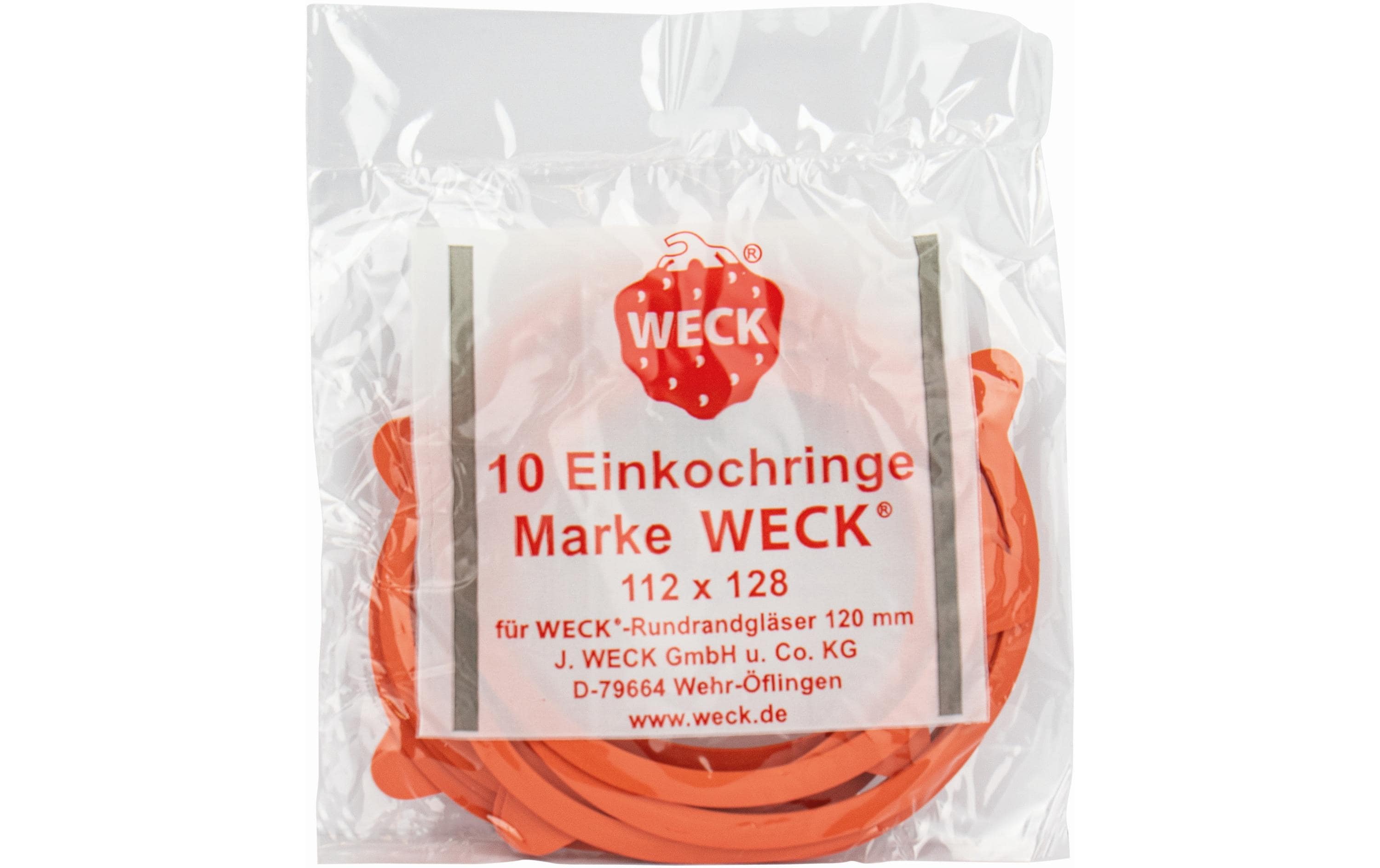 Weck, Gummidichtring Ø 12 cm 10 Stück, Rot