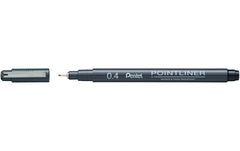 pentel, Fineliner Pigment 0.4 mm, Schwarz