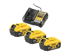 DEWALT | 18V Akku-Starter-Kit | 3x 5Ah + DCB1104