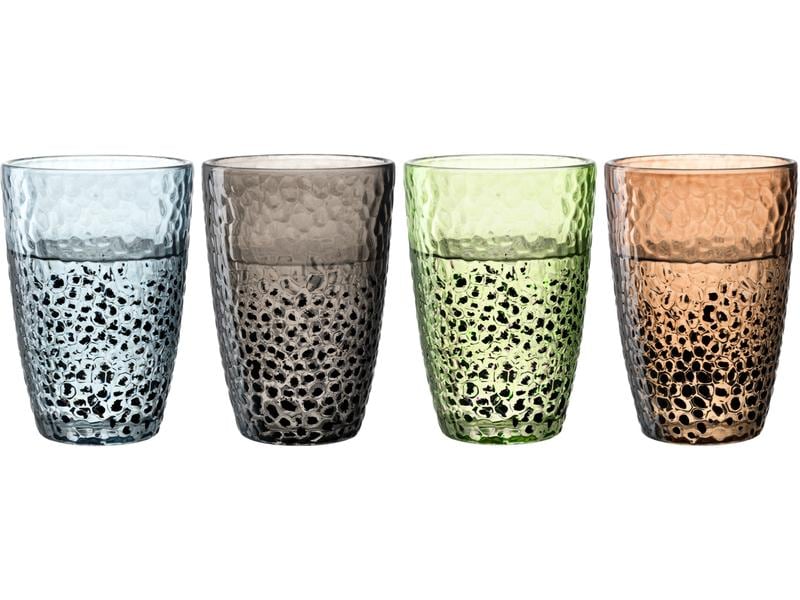 LEONARDO | Trinkglas Matera | 340 ml, 4 Stück, Mehrfarbig