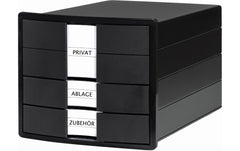 HAN | Schubladenbox Impuls | 3 Schubladen, Schwarz
