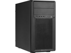 SilverStone | Tower SST-FA313-B | Schwarz, 2x USB Type-A