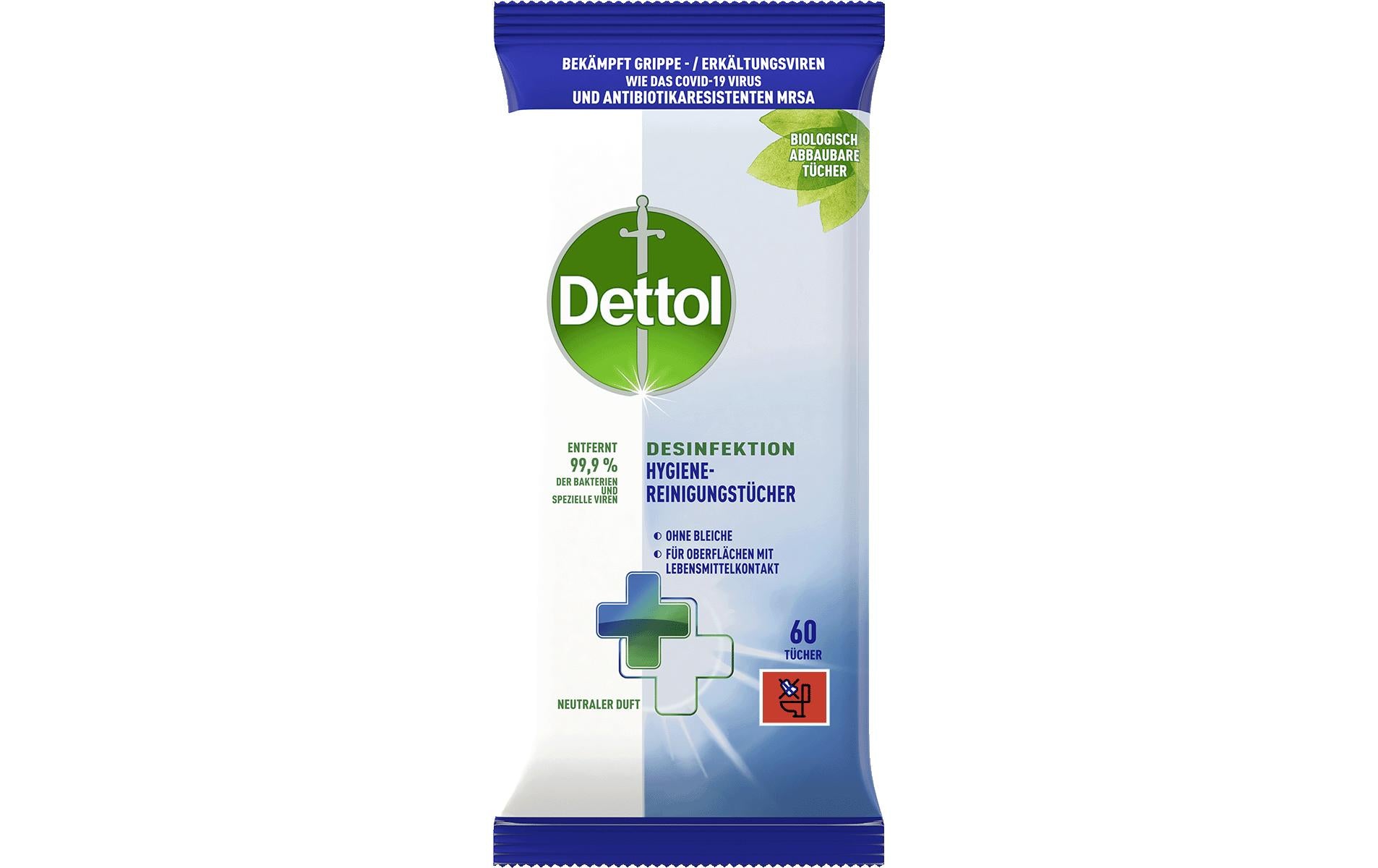 Dettol Desinfektions-Reinigungstücher